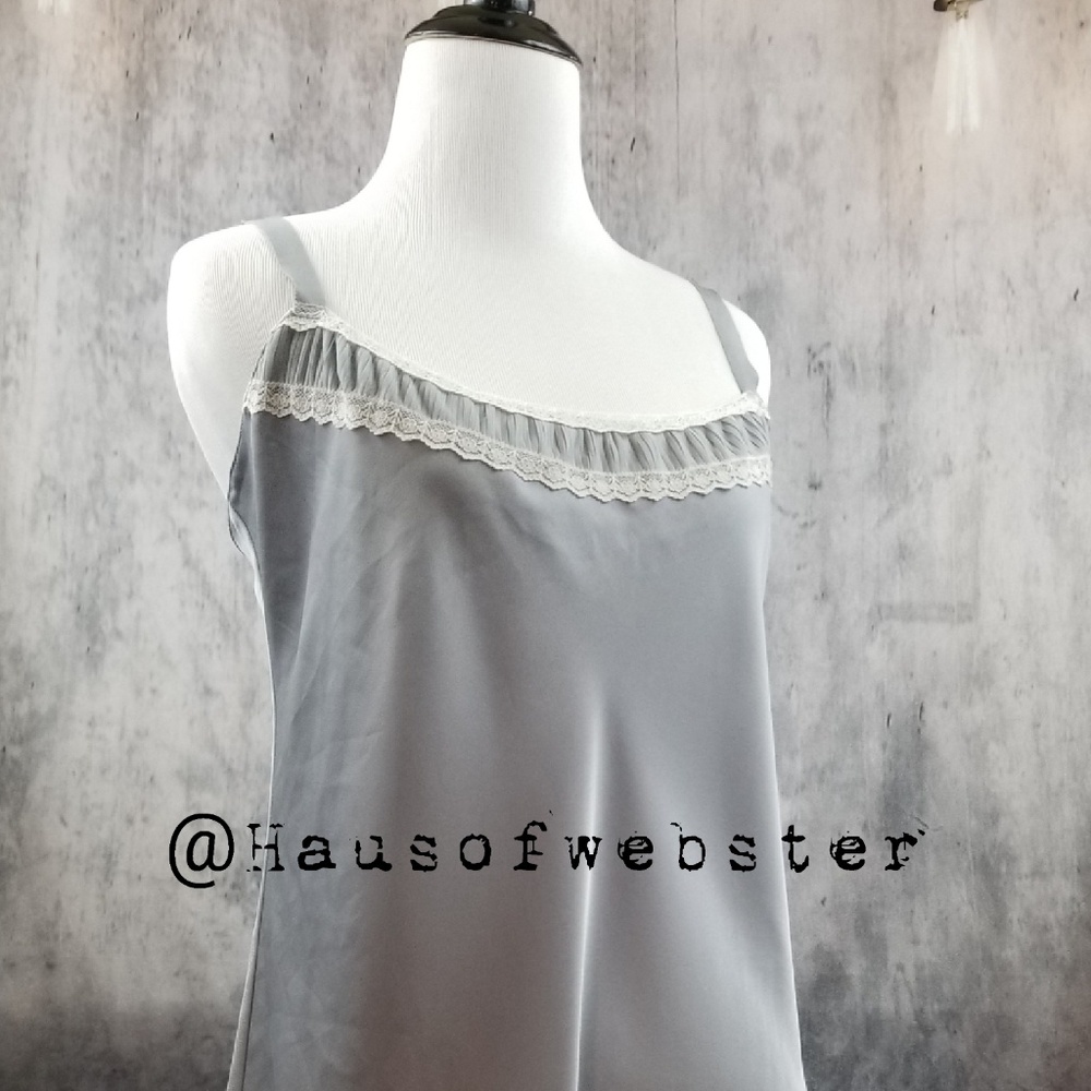 [Victoria's Secret] steel blue night gown